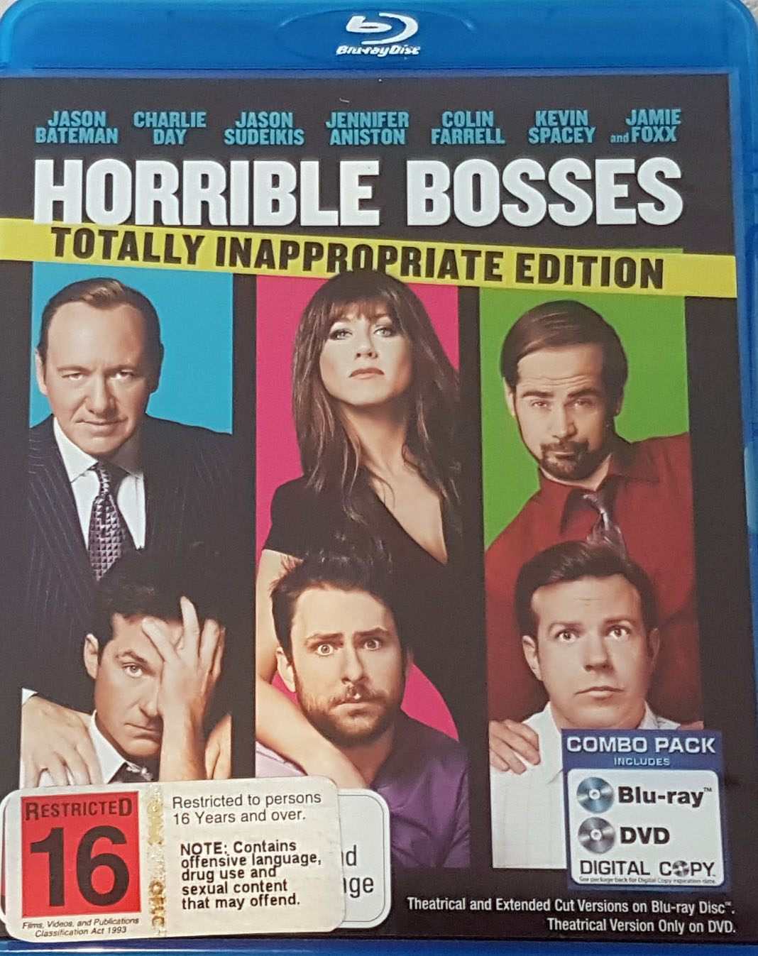 Horrible Bosses Blu Ray 2010