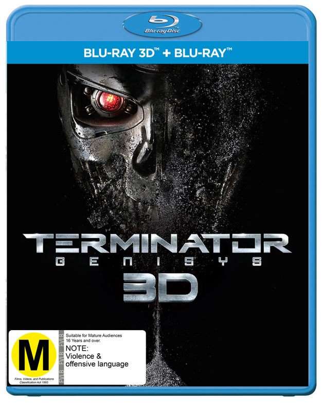 Terminator Genisys 3D + 2D Blu Ray