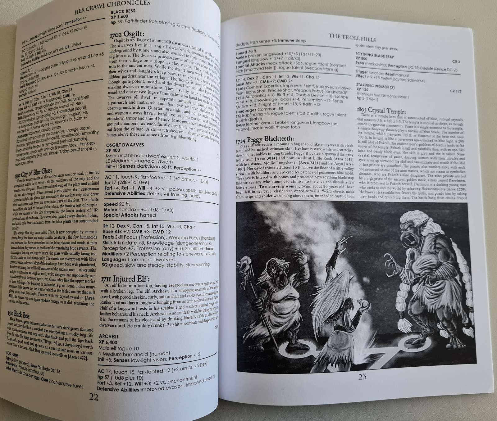 Pathfinder Module - Hex Crawl Chronicles: The Troll Hills