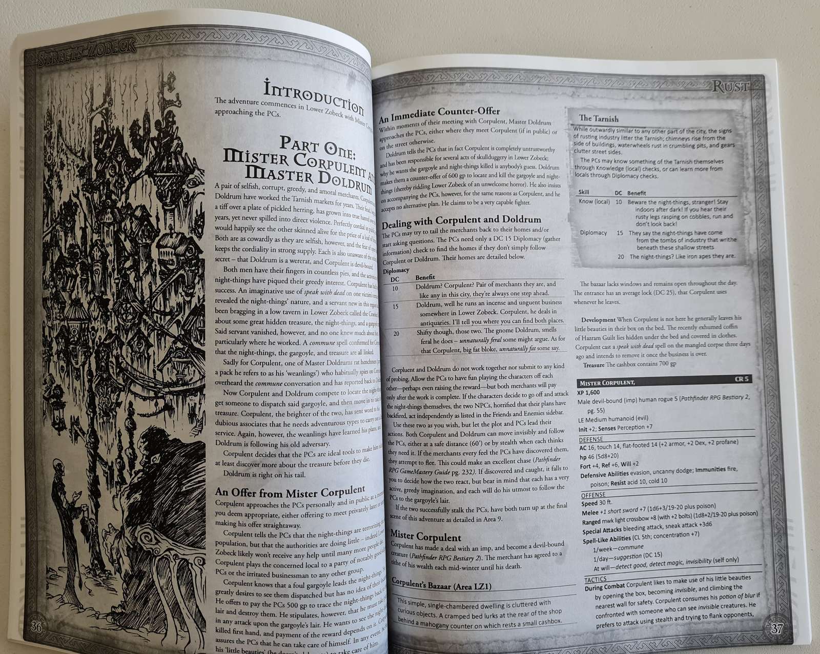 Pathfinder: Streets of Zobeck Midgard Campaign Setting