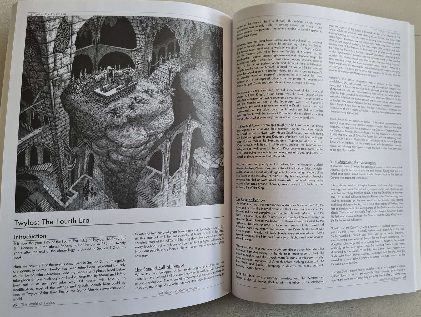 Wayfarers Fantasy Roleplaying Game - The World of Twylos Campaign Setting