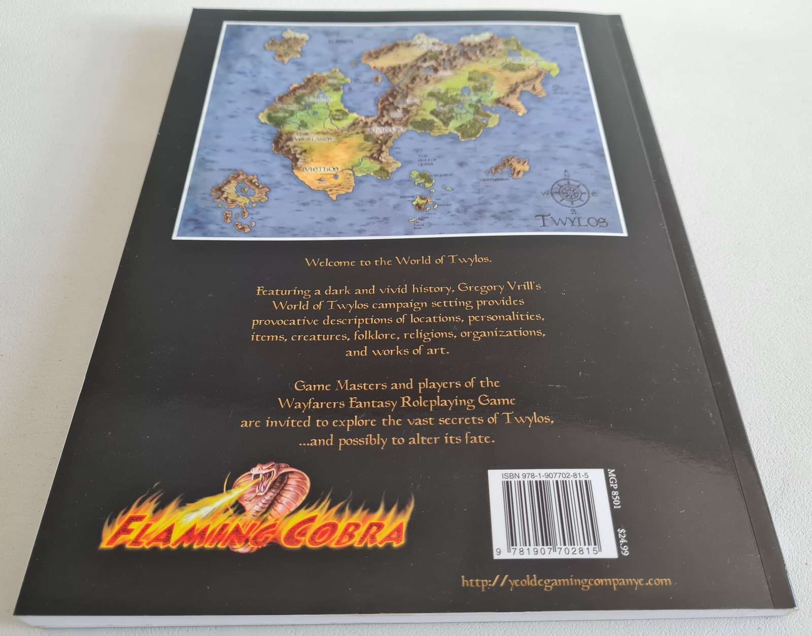 Wayfarers Fantasy Roleplaying Game - The World of Twylos Campaign Setting