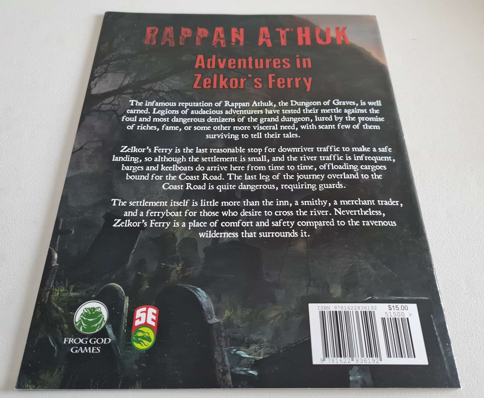 Rappan Athuk - Adventures in Zelkor's Ferry - D&D 5th Edition 5e