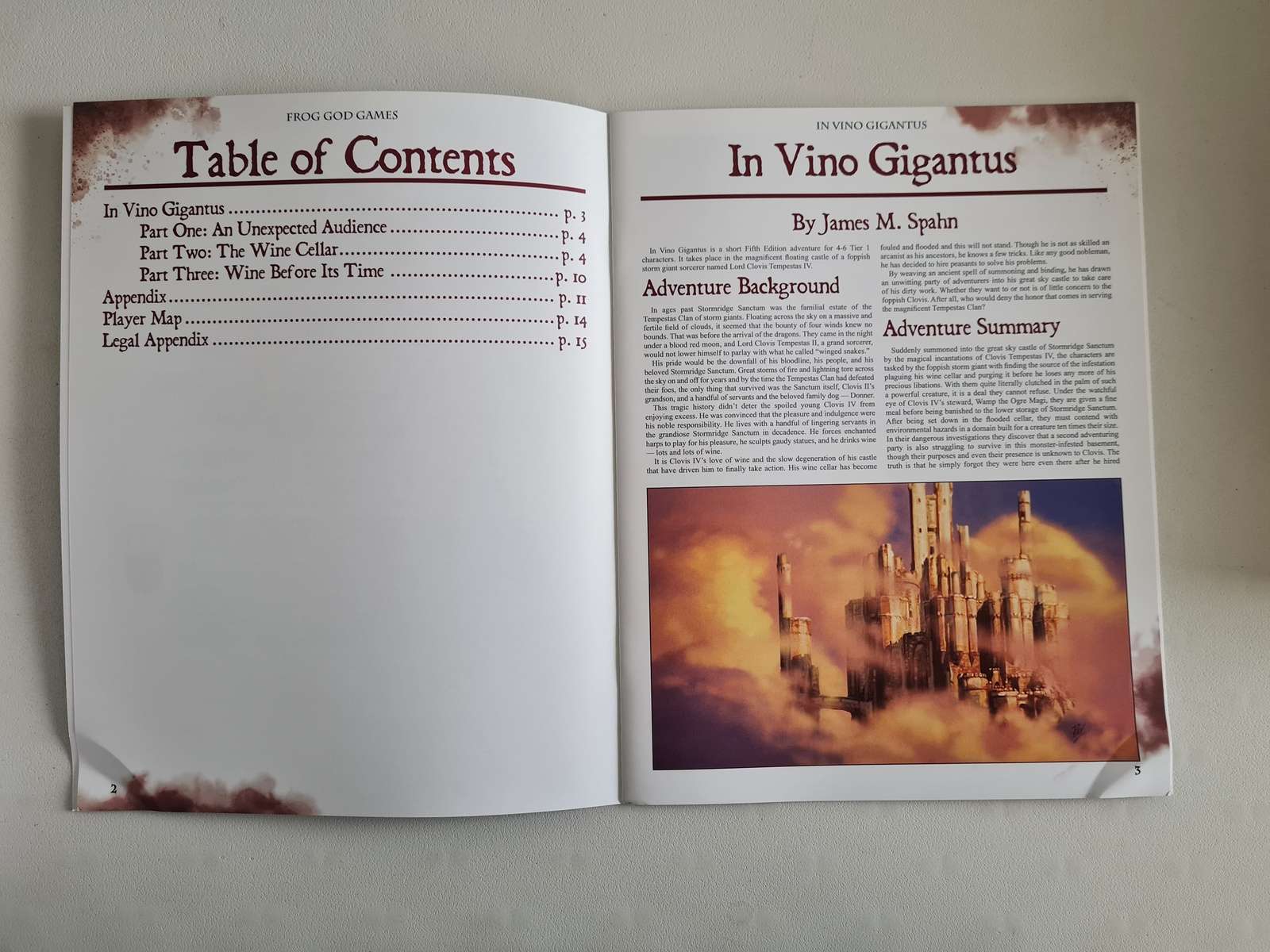 In Vino Gigantus - D&D 5th Edition 5e