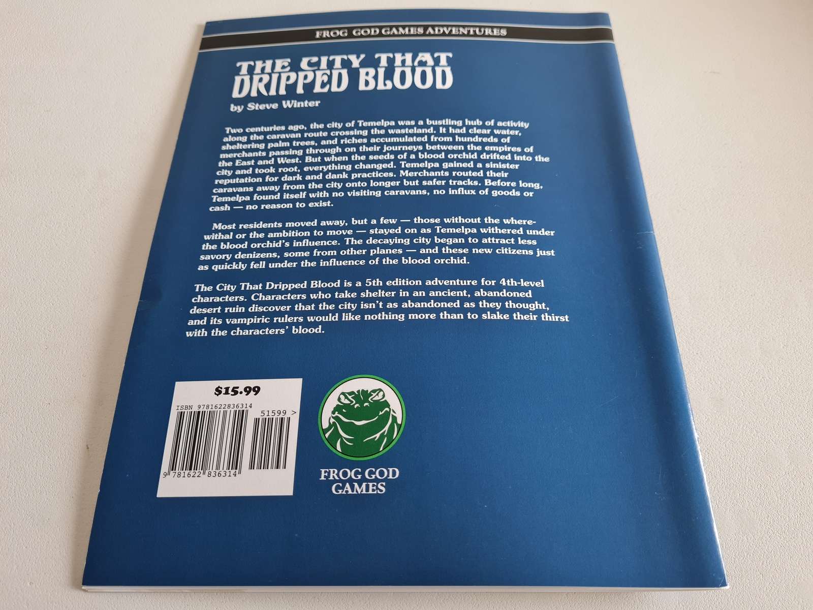 The City That Dripped Blood - D&D 5th Edition 5e