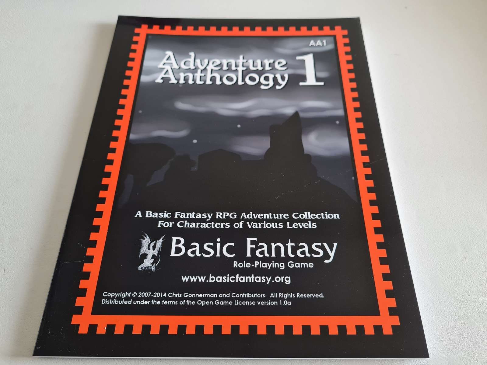 Basic Fantasy Roleplaying Game - Adventure Anthology 1 AA1