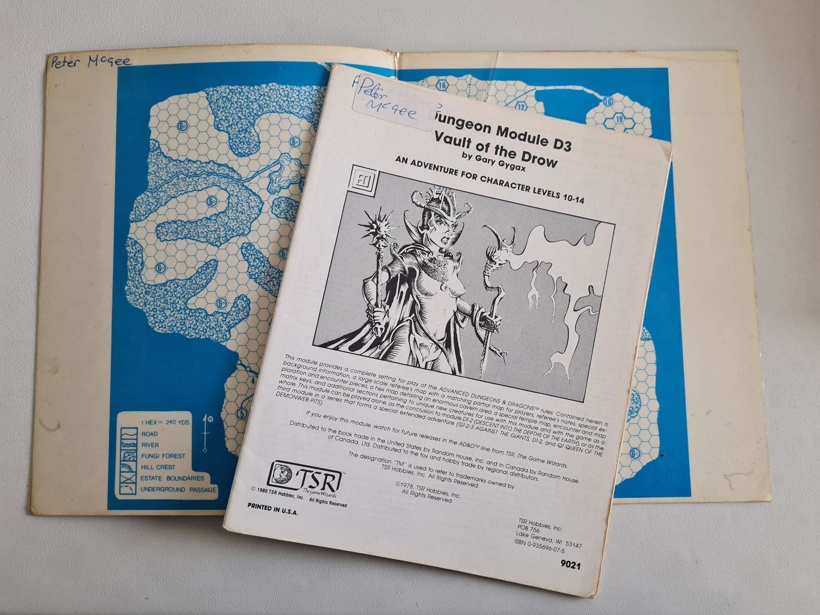 Advanced Dungeons and Dragons Module - Vault of the Drow D3