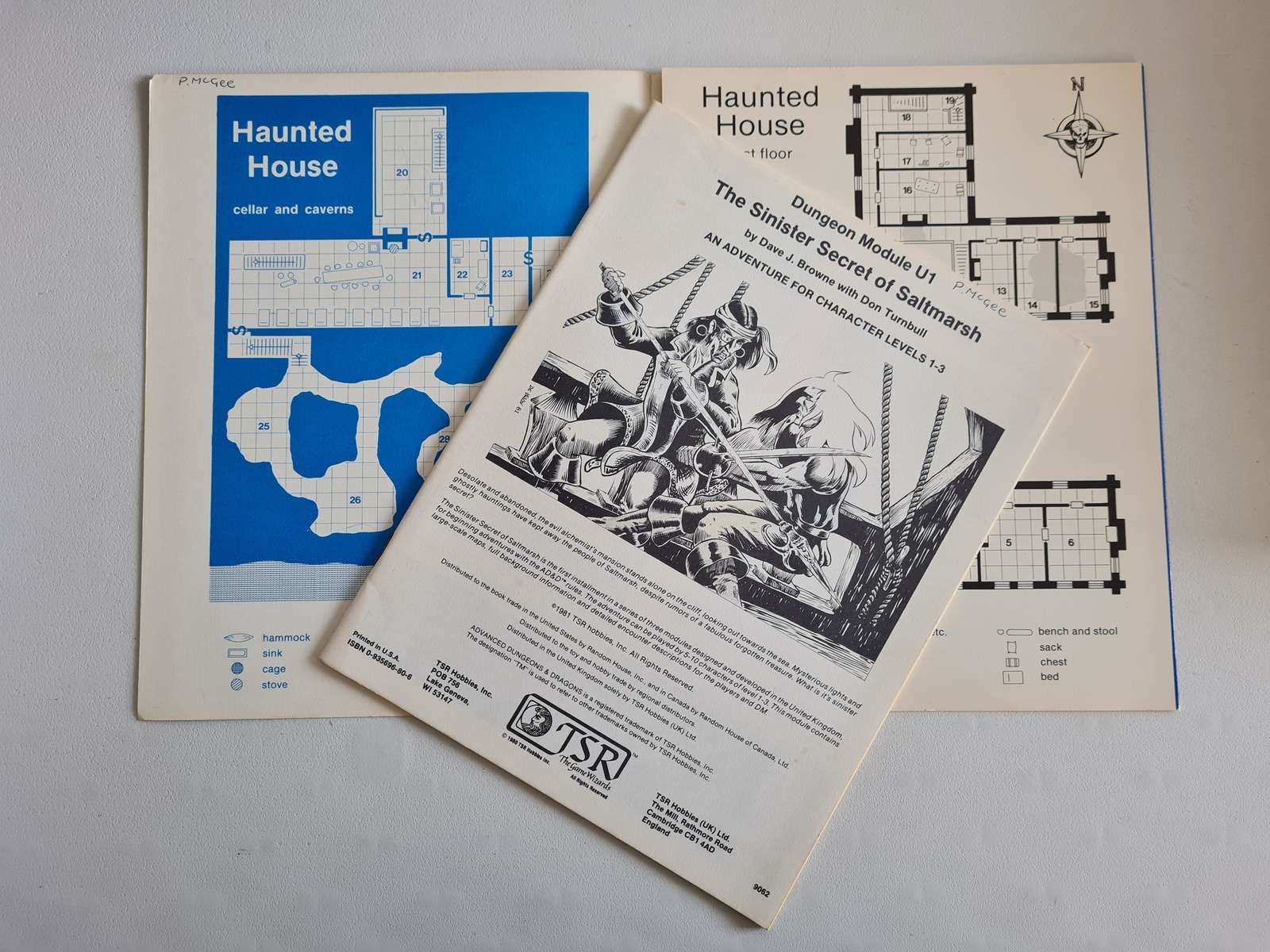 AD&D Module - The Sinister Secret of Saltmarsh U1