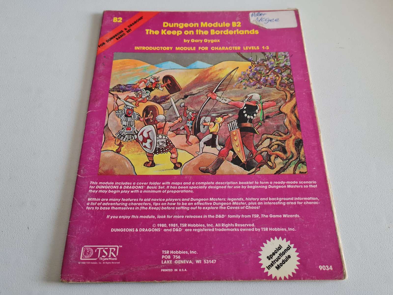 Dungeons & Dragons Module - The Keep of the Borderlands B2