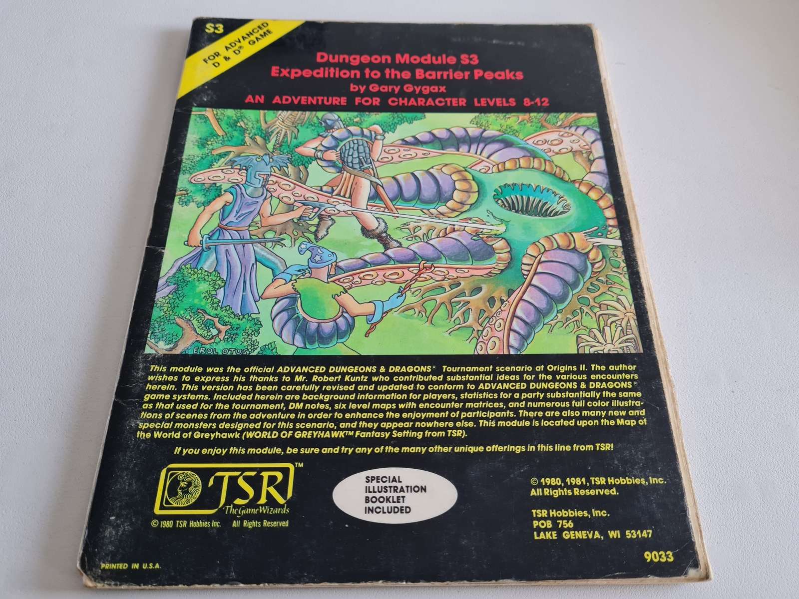 AD&D Module - Expedition to the Barrier Peaks S3