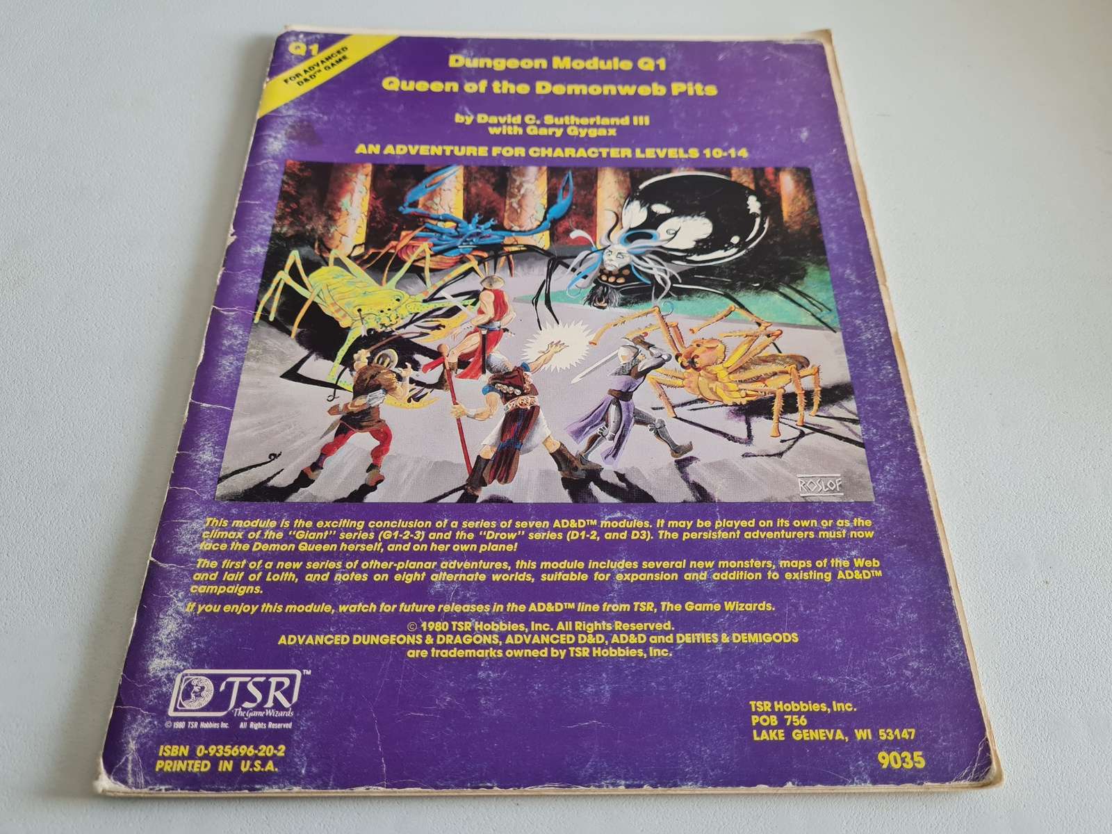 AD&D Module - Queen of the Demonweb Pits Q1