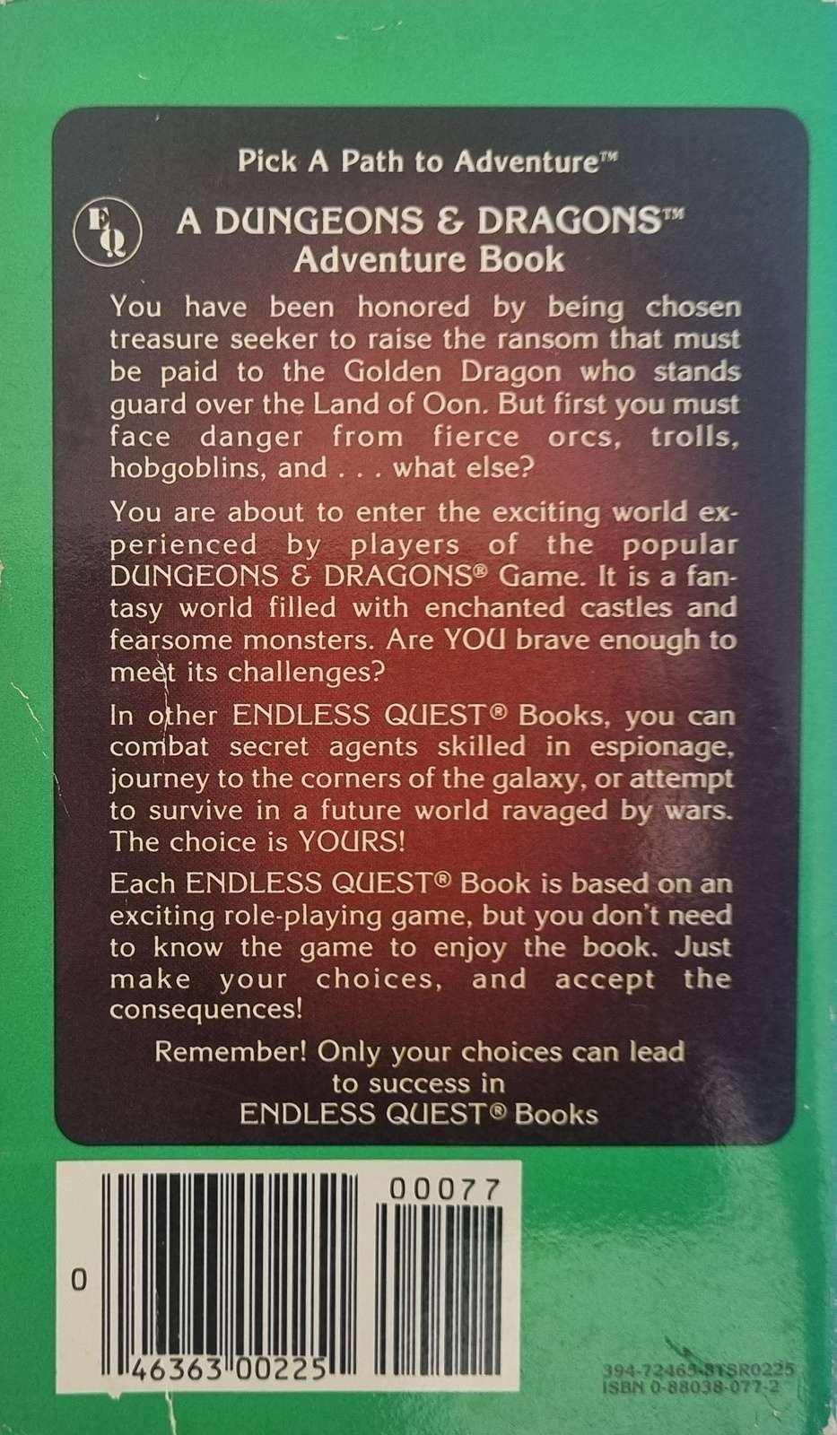 D&D Endless Quest Book - The Dragon's Ransom #16