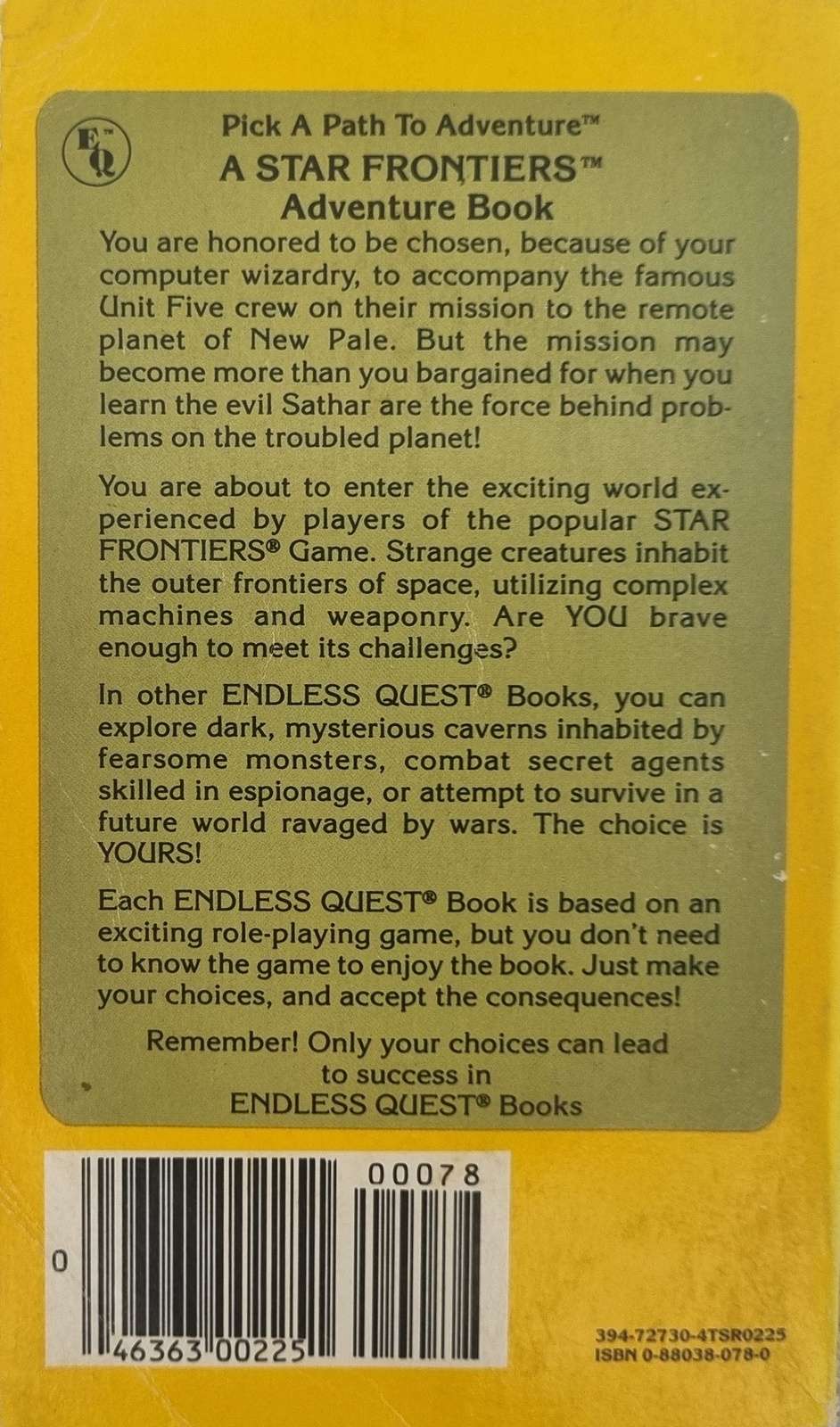 D&D Endless Quest Book - Captive Planet #17