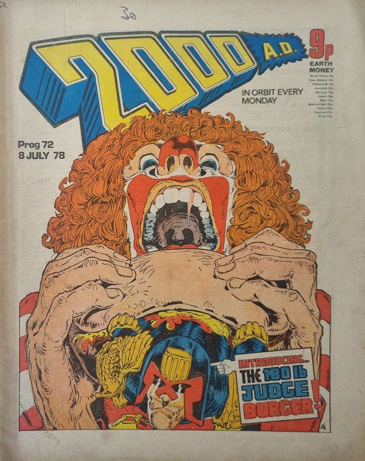 2000 AD Prog #72 (Rare Banned Issue)