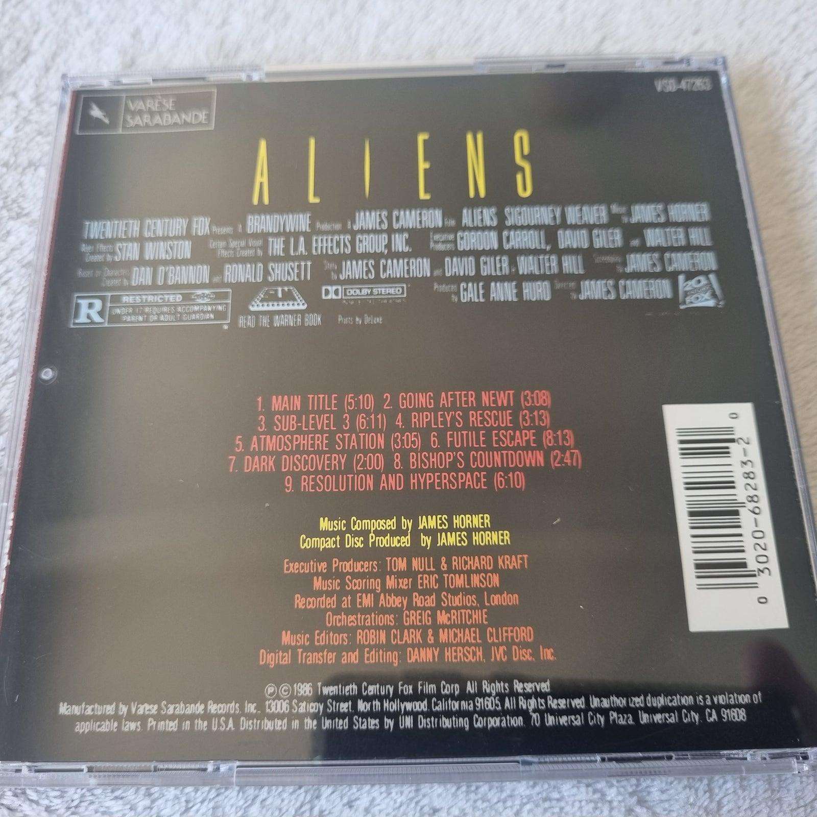 Aliens Original Motion Picture Soundtrack CD