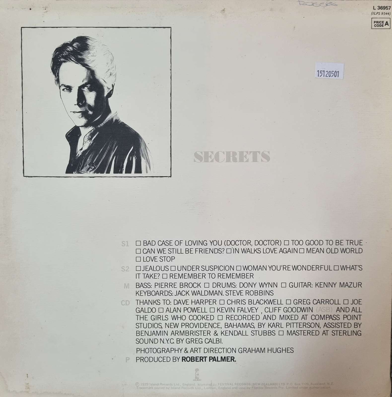 Robert Palmer - Secrets LP