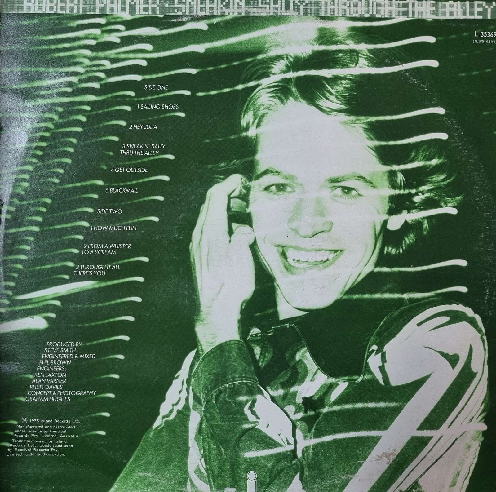 Robert Palmer - Sneakin' Sally Through the Alley (LP)