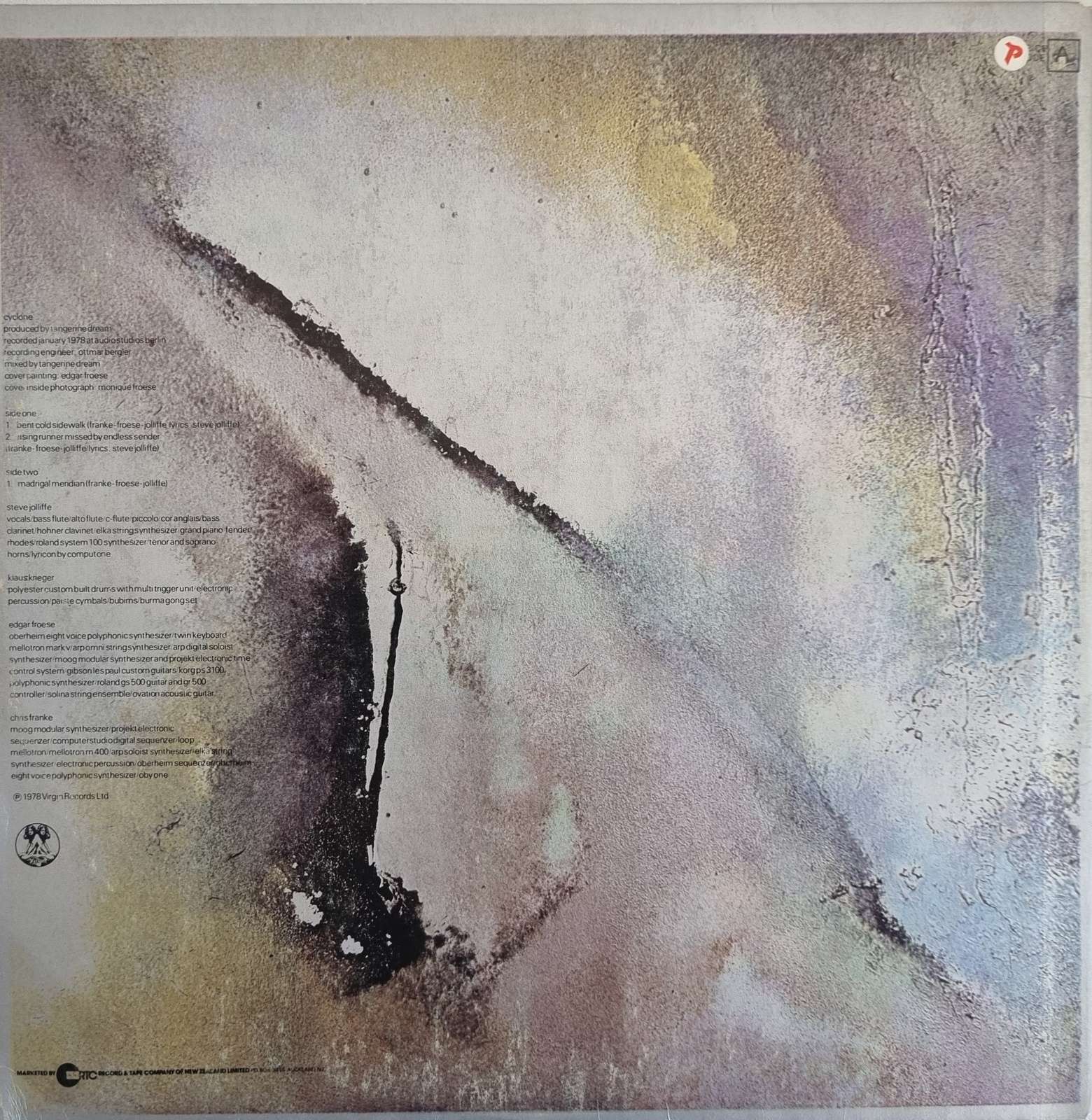 Tangerine Dream - Cyclone LP