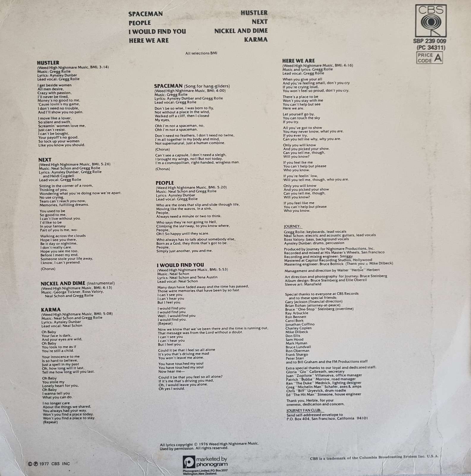 Journey - Next LP