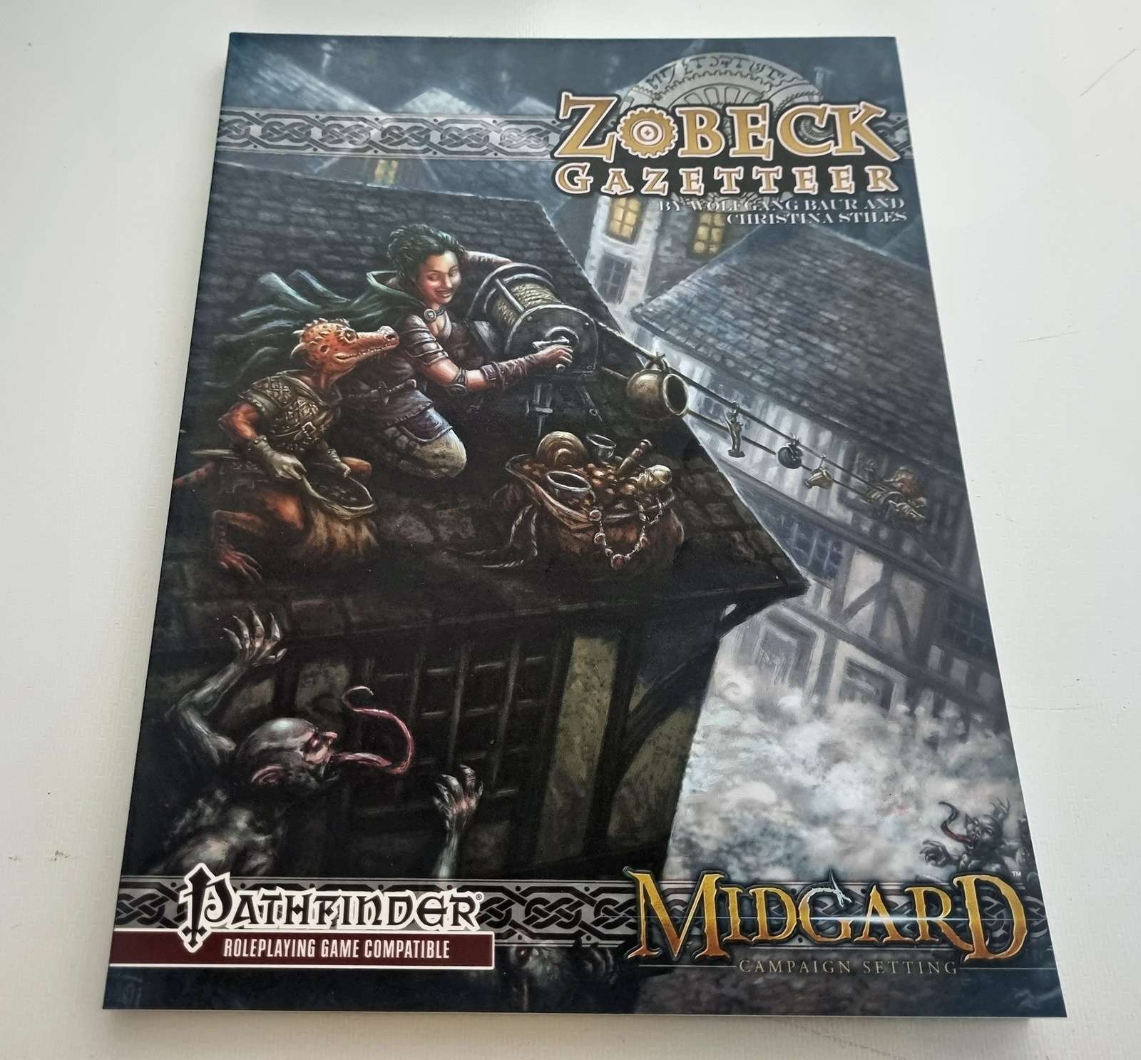 Pathfinder: Zobeck Gazeteer - Midgard Campaign Setting Signed