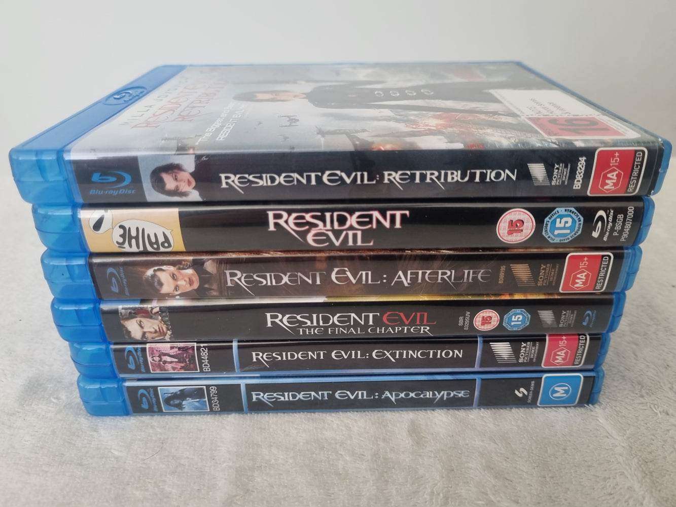 Resident Evil: Complete Movie Collection (Blu Ray)