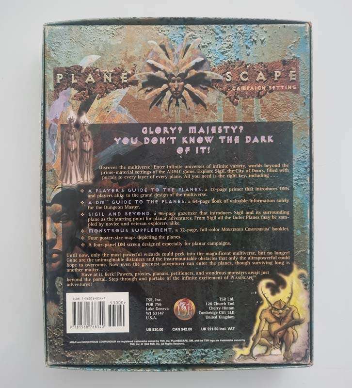 Advanced Dungeons and Dragons: Planescape Campaign Setting