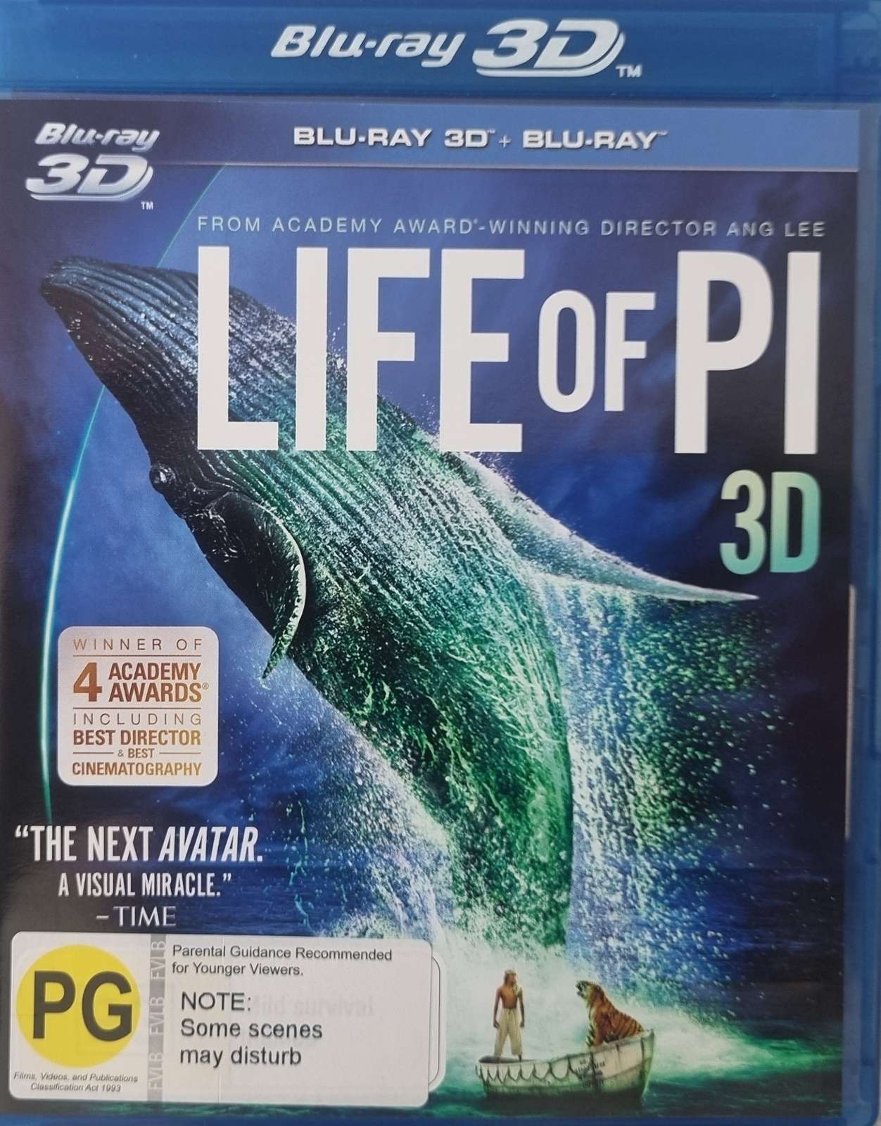 Life of Pi 3D Blu Ray