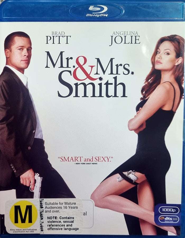 Mr. & Mrs. Smith Blu Ray