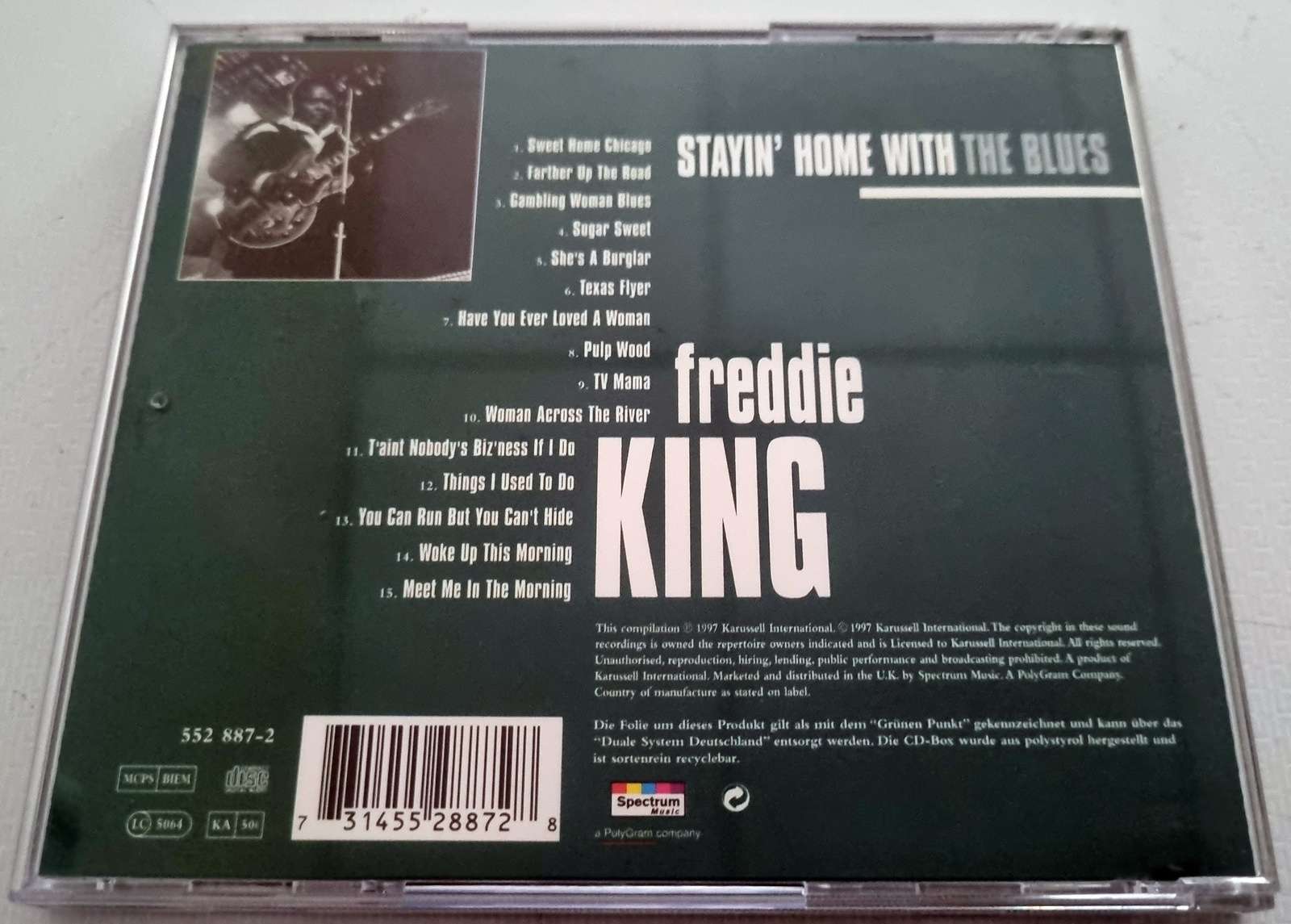 Freddie King - Staying Home With the Blues CD