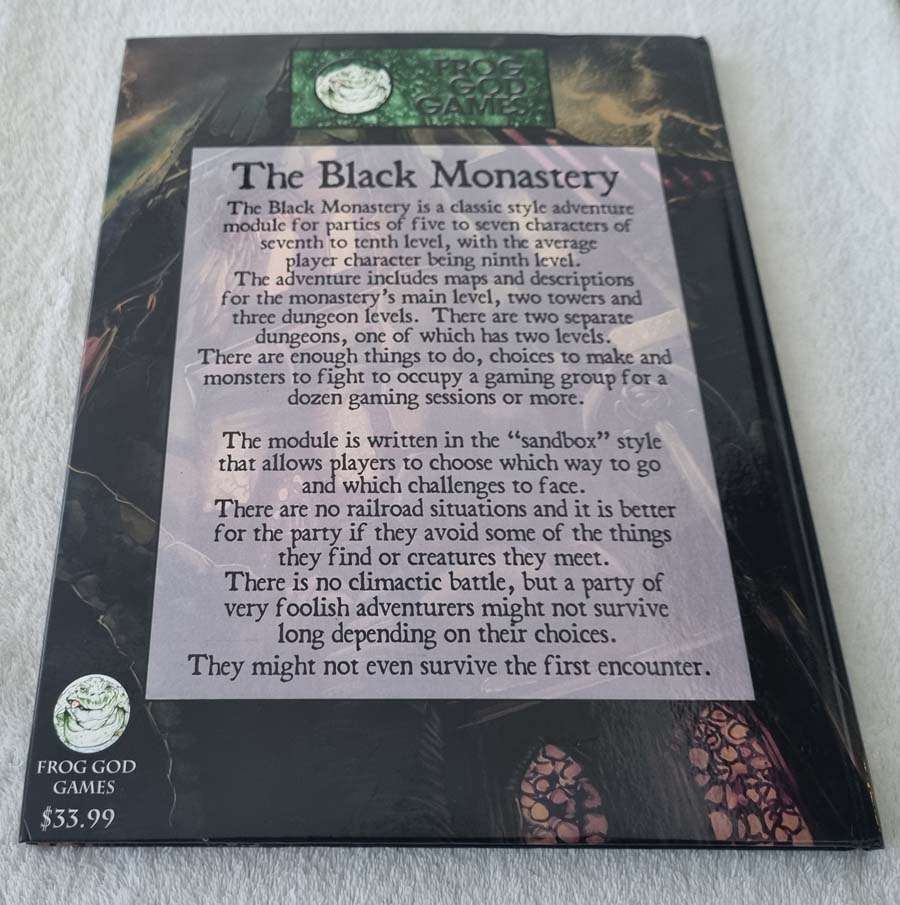 Swords & Wizardry - The Black Monastery