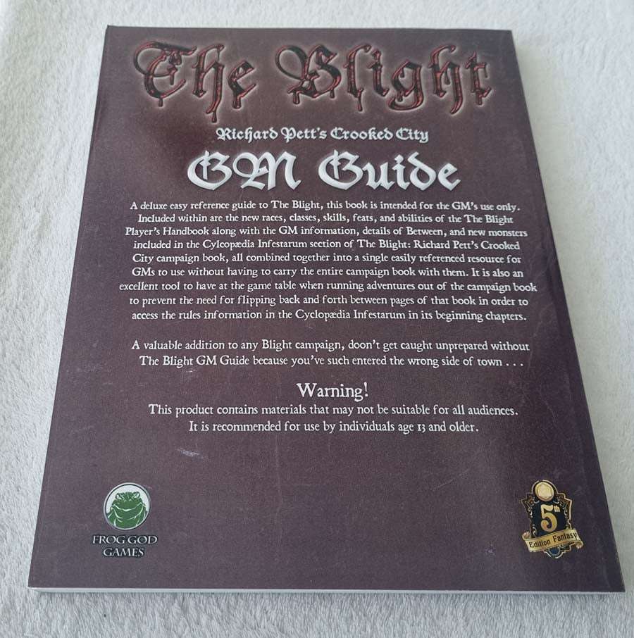 The Lost Lands - The Blight - Crooked City GM Guide 5e D&D