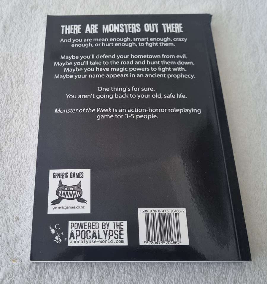 Monster of the Week - Roleplaying Book - First Edition