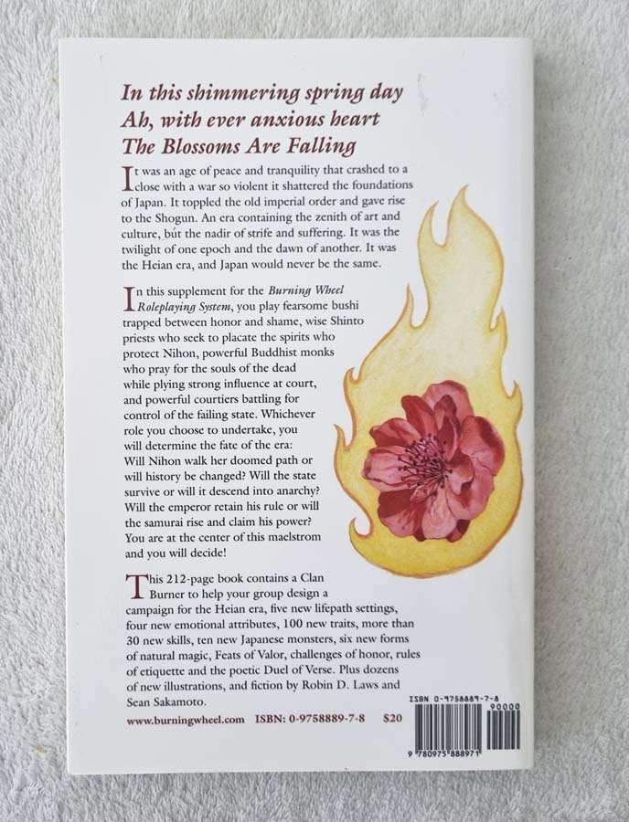 The Blossoms are Falling - Burning Wheel Roleplaying Supplement