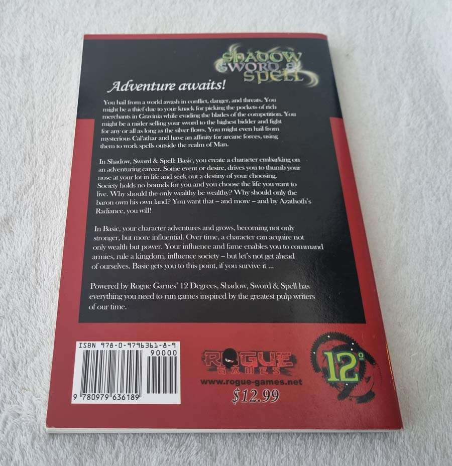 Shadow Sword & Spell - Basic Core Rulebook
