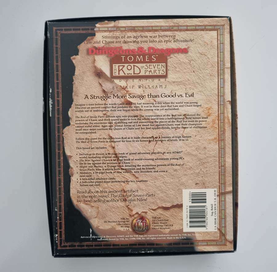 Advanced Dungeons and Dragons: Tomes - The Rod of Seven Parts