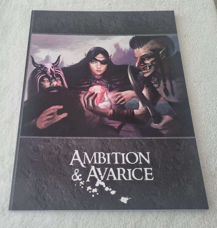 Ambition & Avarice Roleplaying Book 1st Edition