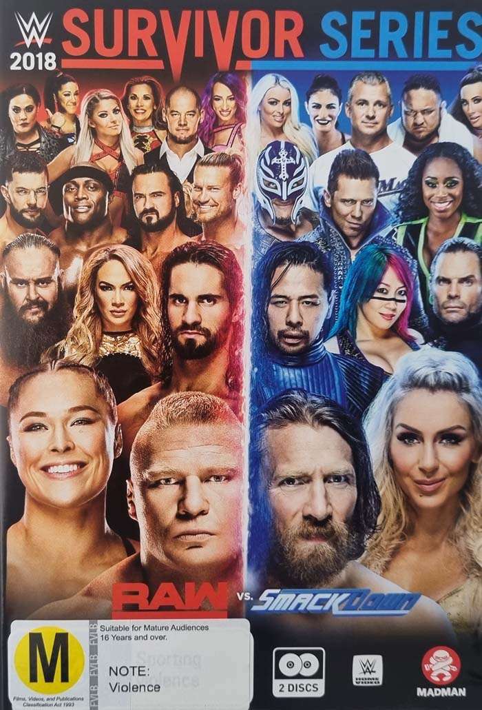 WWE: Survivor Series 2018 2 Discs