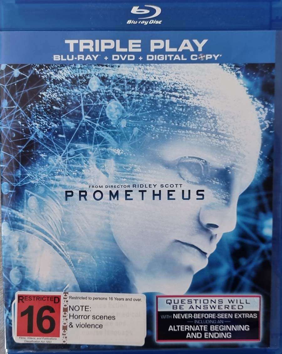 Prometheus Blu Ray