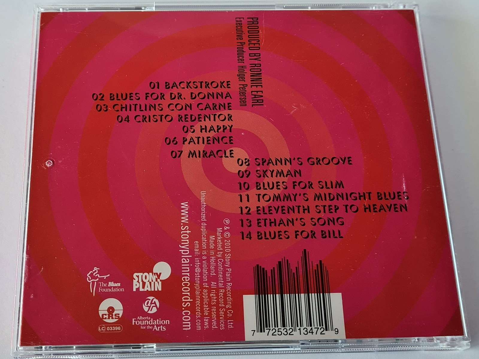 Ronnie Earl and the Broadcasters - Spread the Love CD