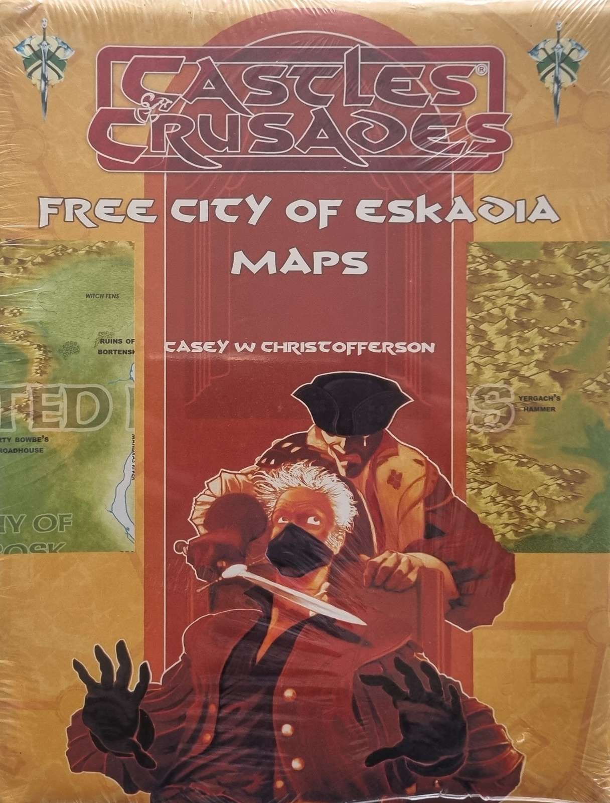 Castles and Crusades - Free City of Eskadia Maps Brand New