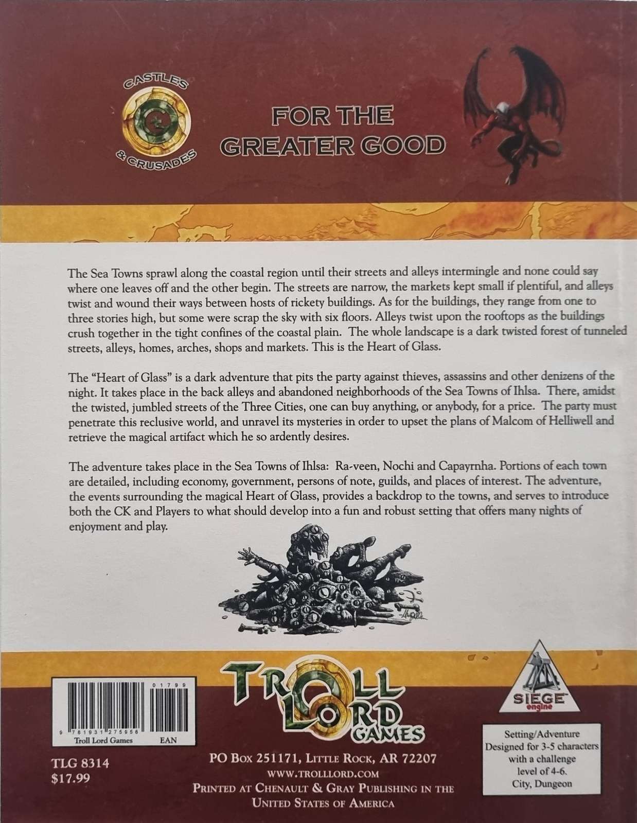 Castles and Crusades - The Heart of Glass Module
