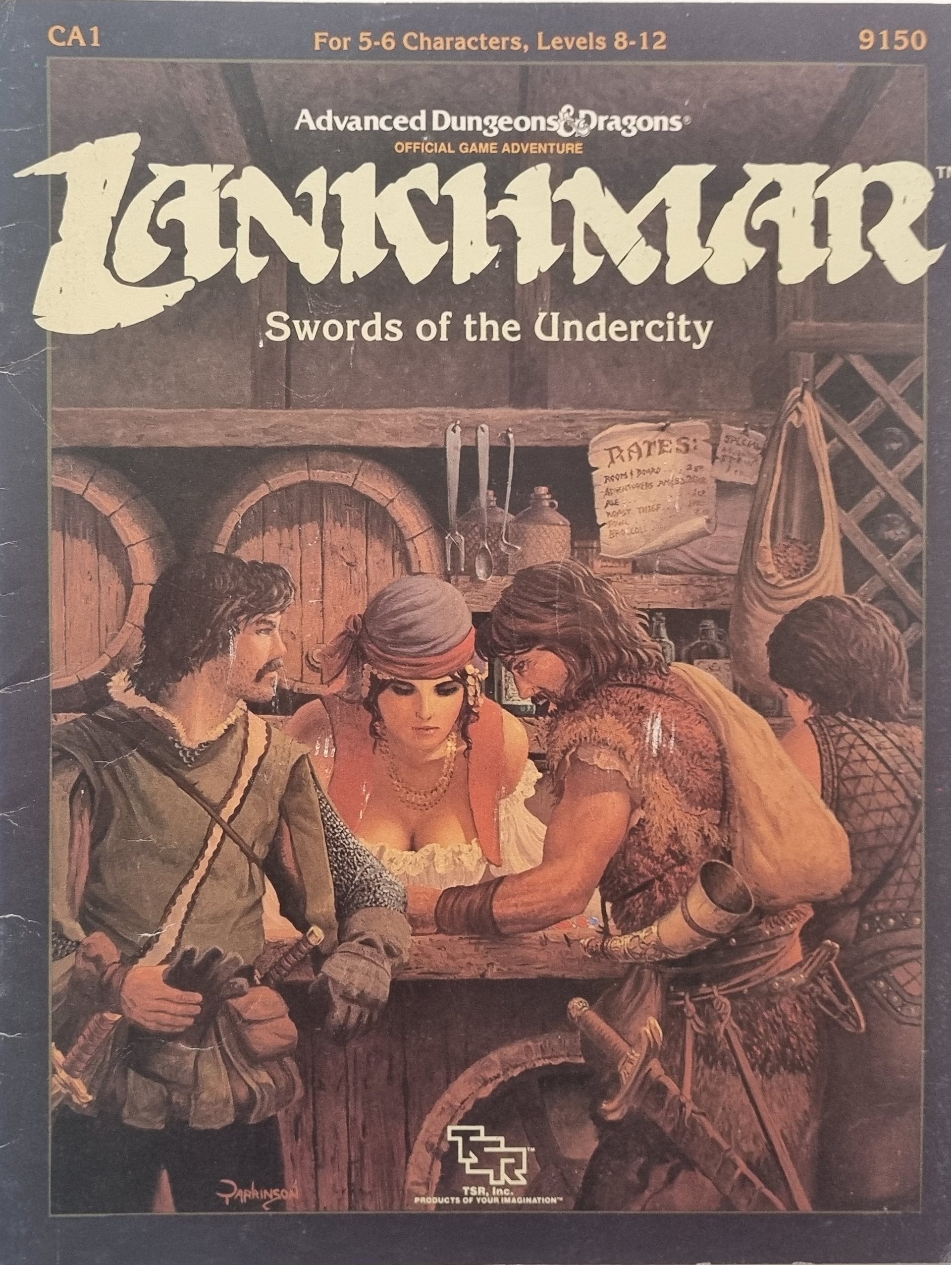 Advanced Dungeons & Dragons Module - Swords of the Undercity
