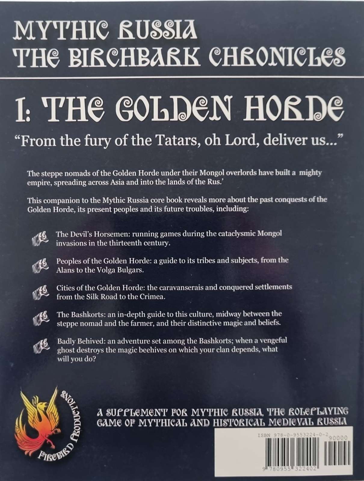 Mythic Russia - The Golden Horde Birchbark Chronicles