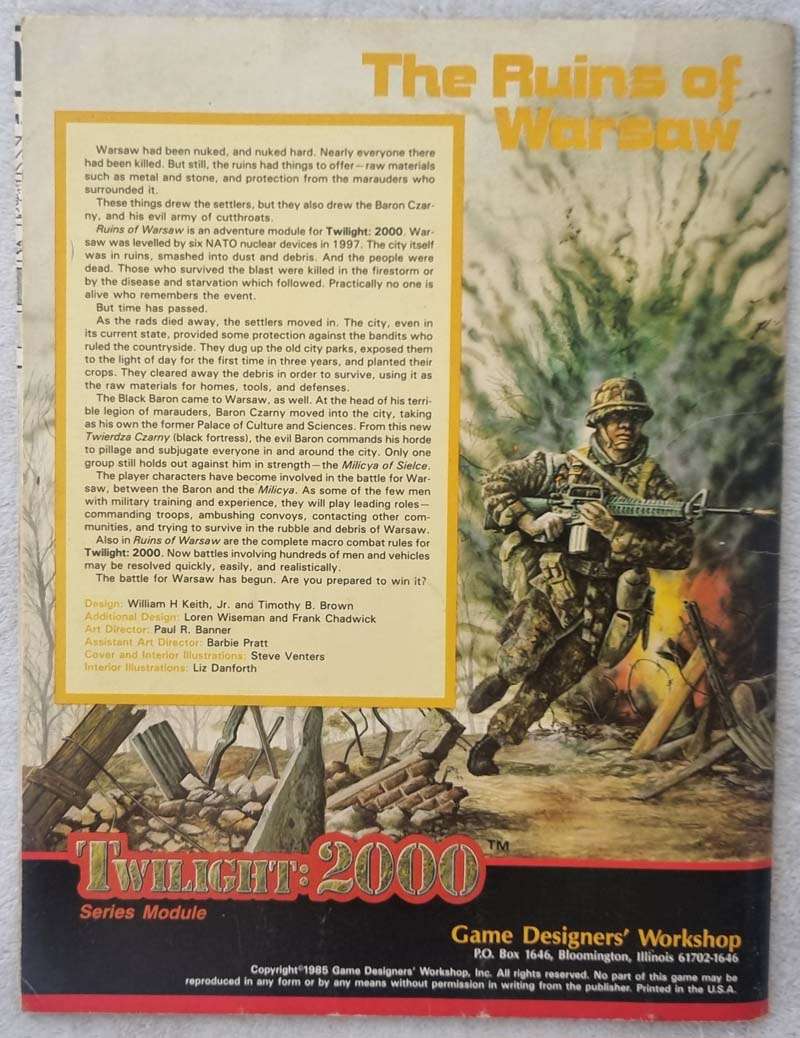 Twilight 2000 Module: The Ruins of Warsaw