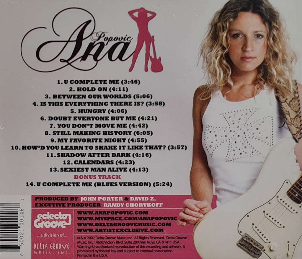 Ana Popovic - Still Making History CD