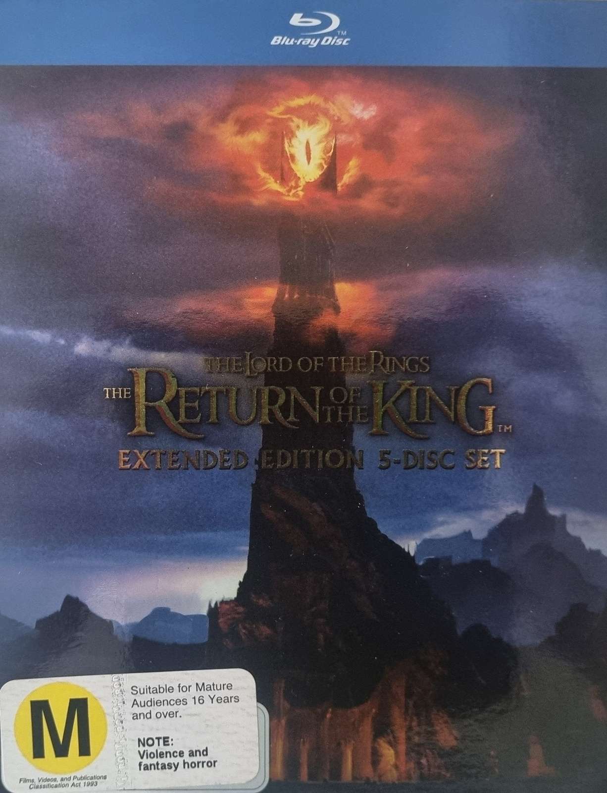 The Lord of the Rings - The Return of the King Extended Edition Blu Ray