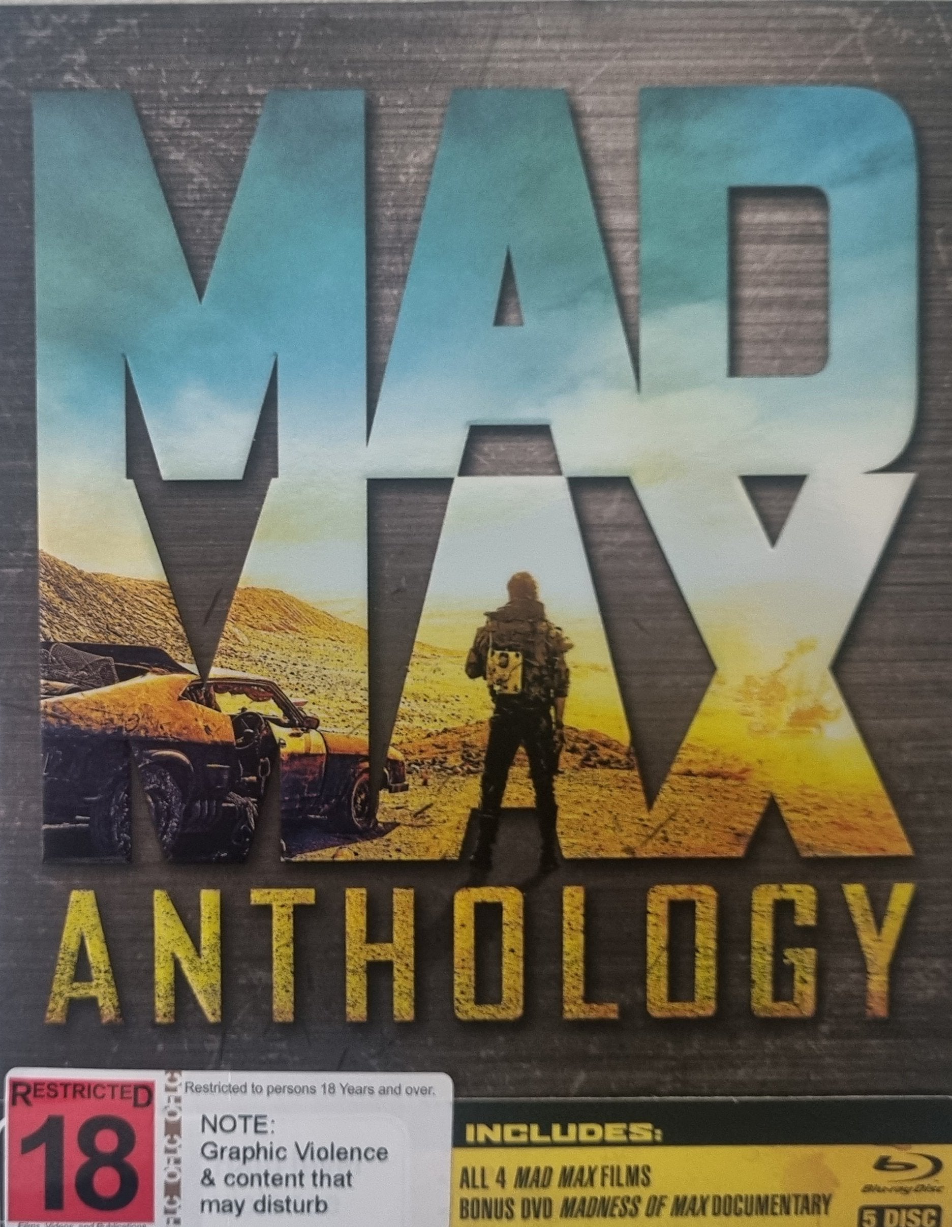Mad Max Anthology - 4 Movies (Blu Ray)
