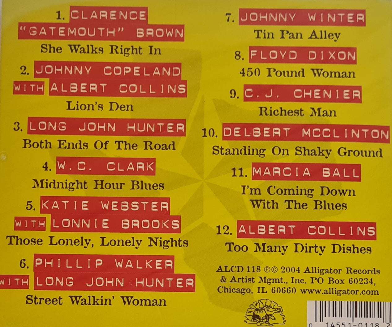 Alligator Records - Crucial Texas Blues CD