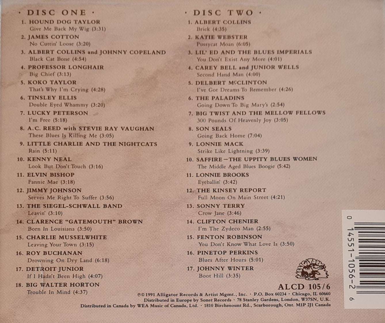 The Alligator Records - 20th Anniversary Collection CD