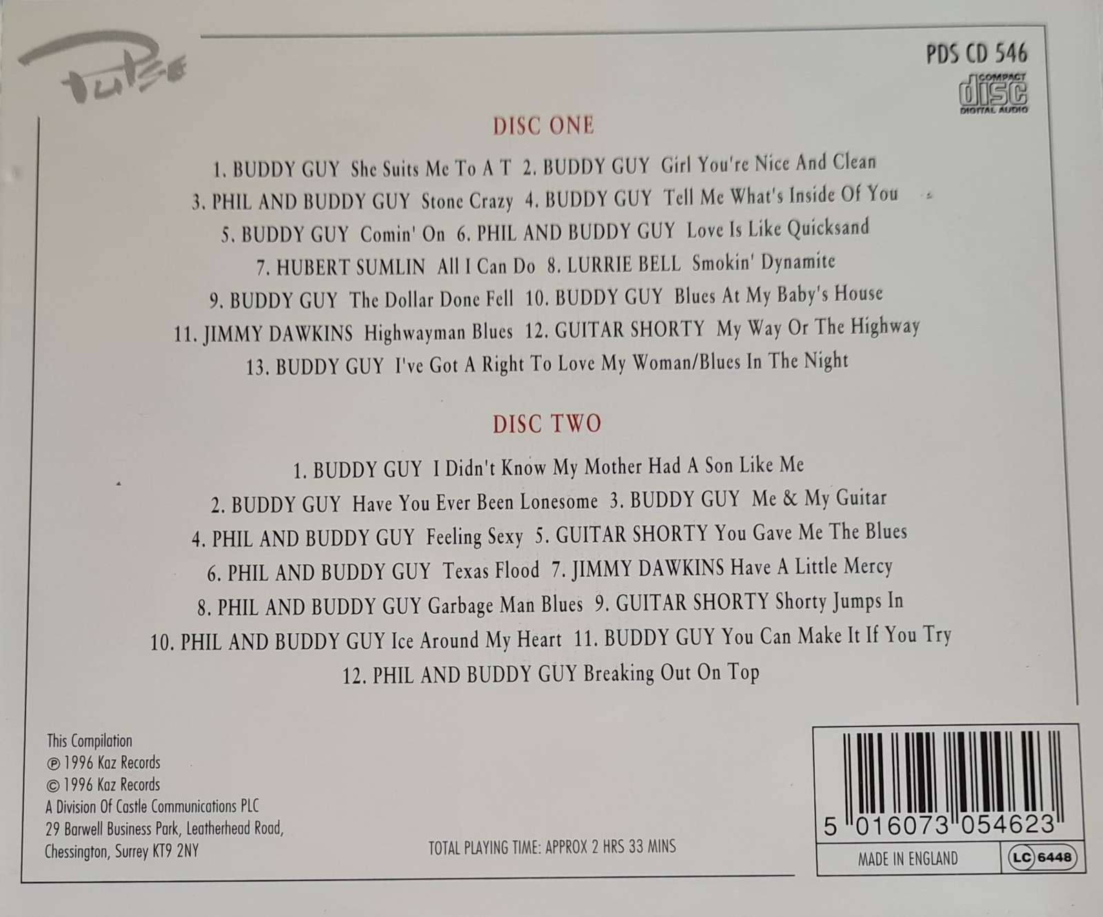 Buddy Guy and Friends CD